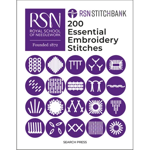 Rsn Stitch Bank: 200 Essential Embroidery Stitches - Hardcover - Prismatic Fiber Arts