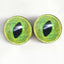 Pale Green Cat Sew-On Button Glass Eyes - Prismatic Fiber Arts