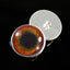 Red Parrot Sew-On Button Glass Eyes - Prismatic Fiber Arts