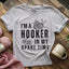 Part-time Hooker T-shirt - Prismatic Fiber Arts