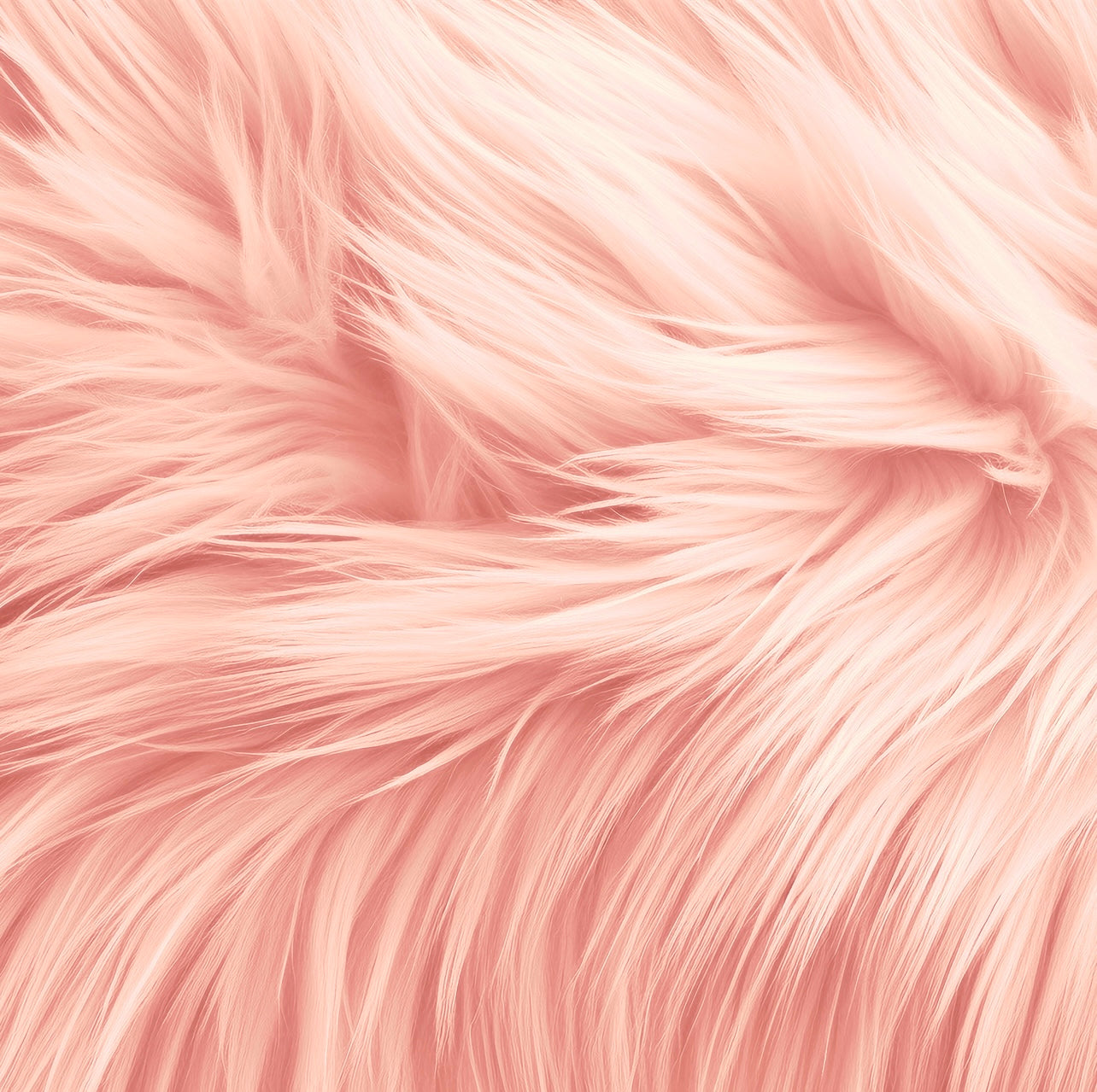 Round Shaggy Faux Fur Fabric - 40 inches Diameter - Circular Fluffy Faux Fur for Home Decor - Prismatic Fiber Arts