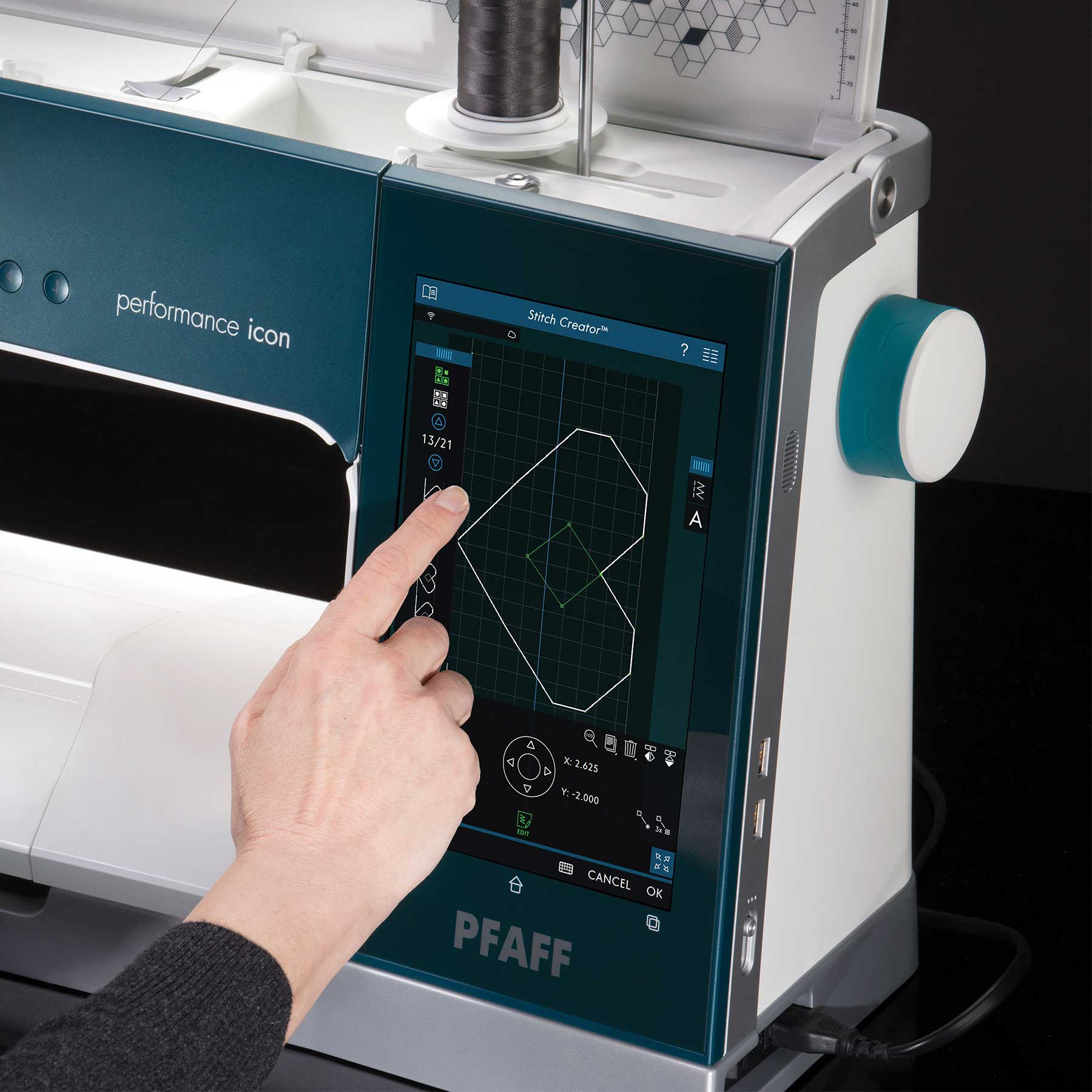 PFAFF® performance icon™ Sewing Machine - Prismatic Fiber Arts