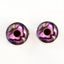 Pink Butterfly Sew-On Button Glass Eyes - Prismatic Fiber Arts