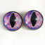 Sparkling Pink Dragon Sew-On Button Glass Eyes - Prismatic Fiber Arts