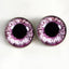 Pink Sparkling Sew-On Button Glass Eyes - Prismatic Fiber Arts