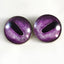 Purple Octopus Sew-On Button Glass Eyes - Prismatic Fiber Arts