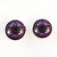 Purple Pentacle Witch Sew-On Button Glass Eyes - Prismatic Fiber Arts