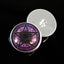 Purple Pentacle Witch Sew-On Button Glass Eyes - Prismatic Fiber Arts