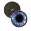 Purple and Yellow Fantasy Sew-On Button Glass Eyes - Prismatic Fiber Arts