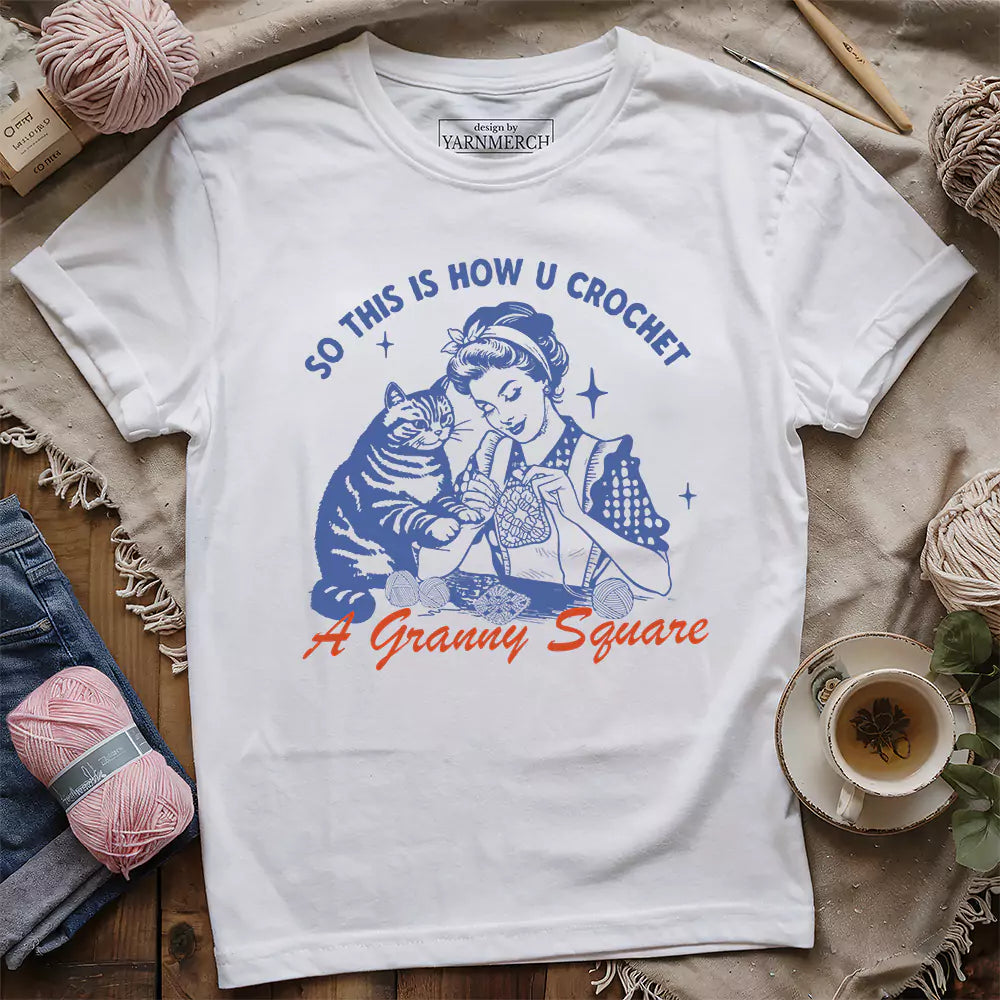 How U Crochet T-shirt - Prismatic Fiber Arts