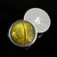 Green Python Snake Reptile Sew-On Button Glass Eyes - Prismatic Fiber Arts