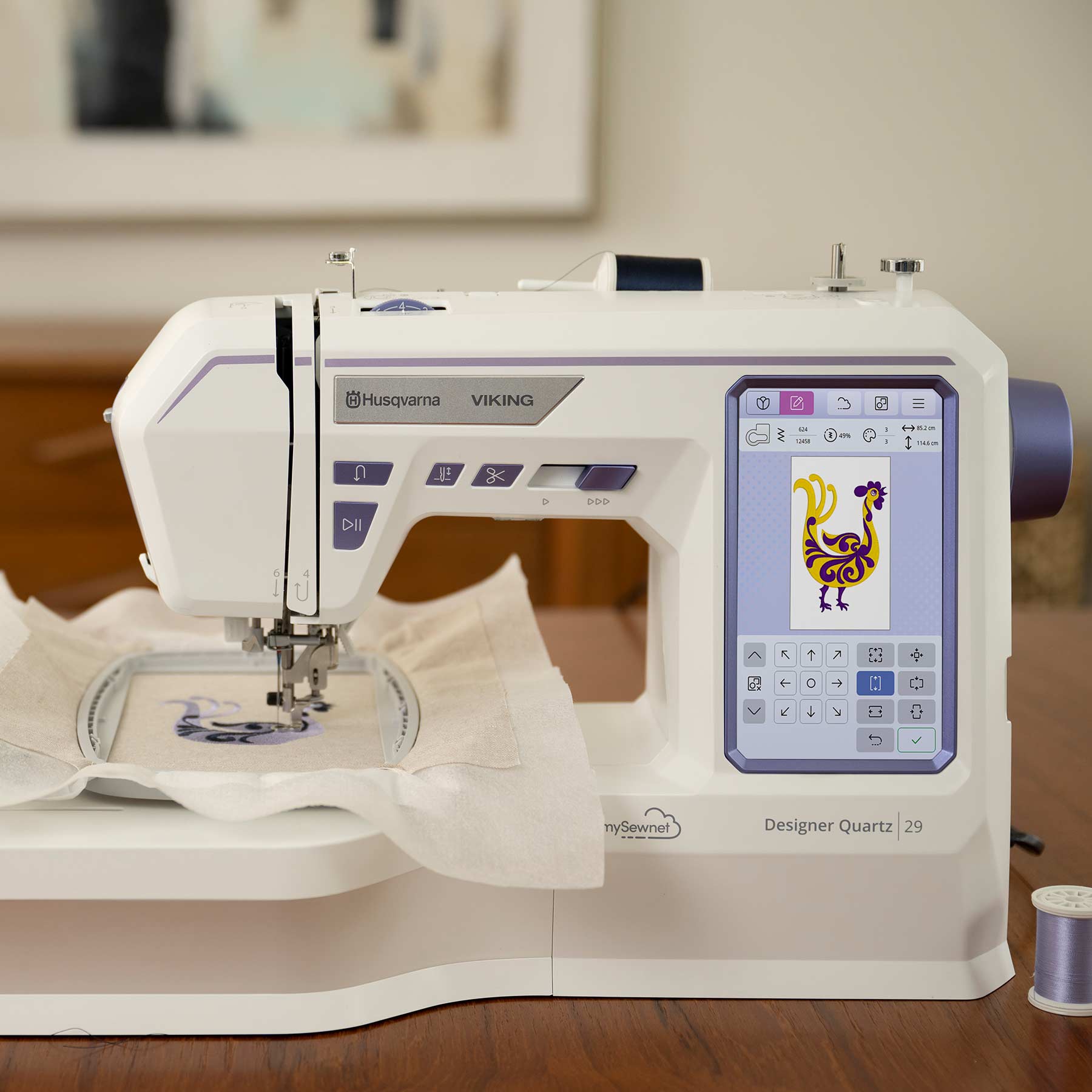 HUSQVARNA® VIKING® DESIGNER QUARTZ™ 29 Sewing & Embroidery Machine - Prismatic Fiber Arts