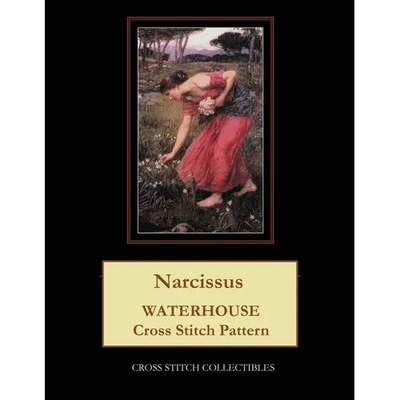 Narcissus: Waterhouse cross stitch pattern