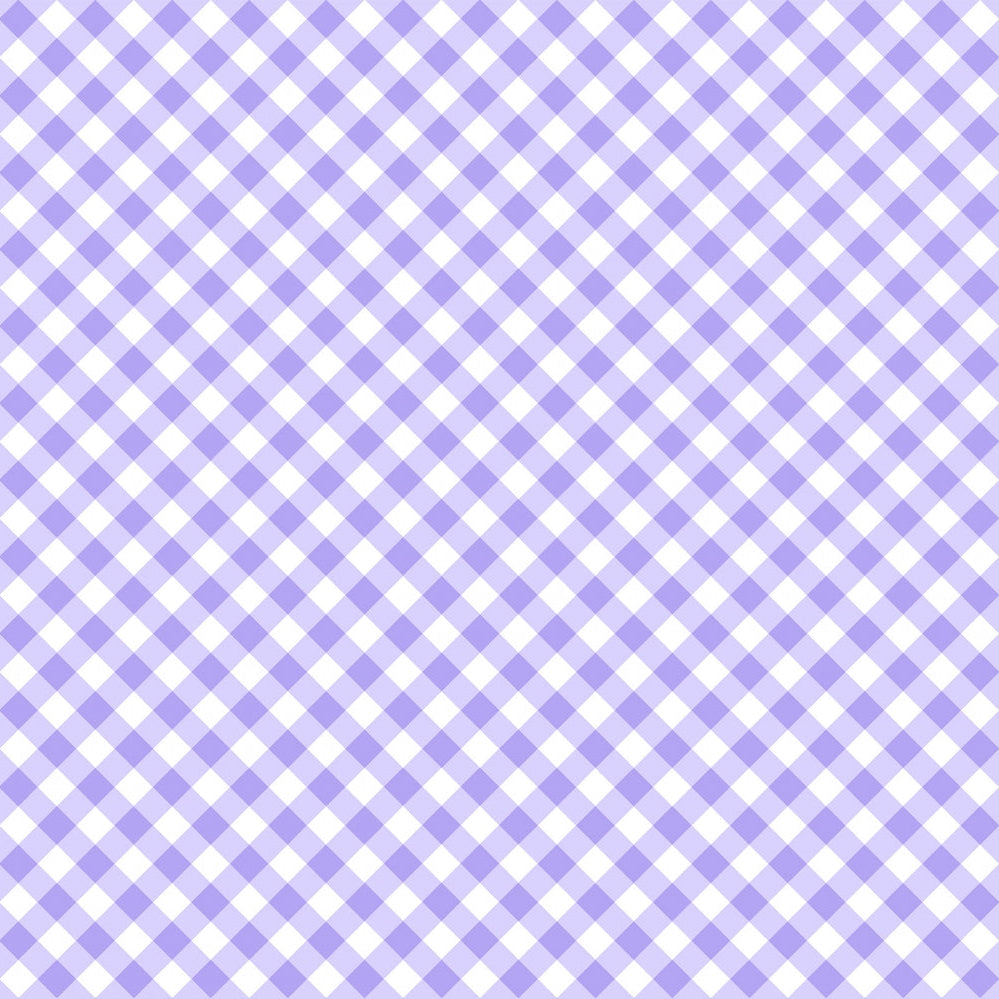 Barely Basics Gingham Quilting Cuddle Bellflower Fabric Per Yard - Prismatic Fiber Arts