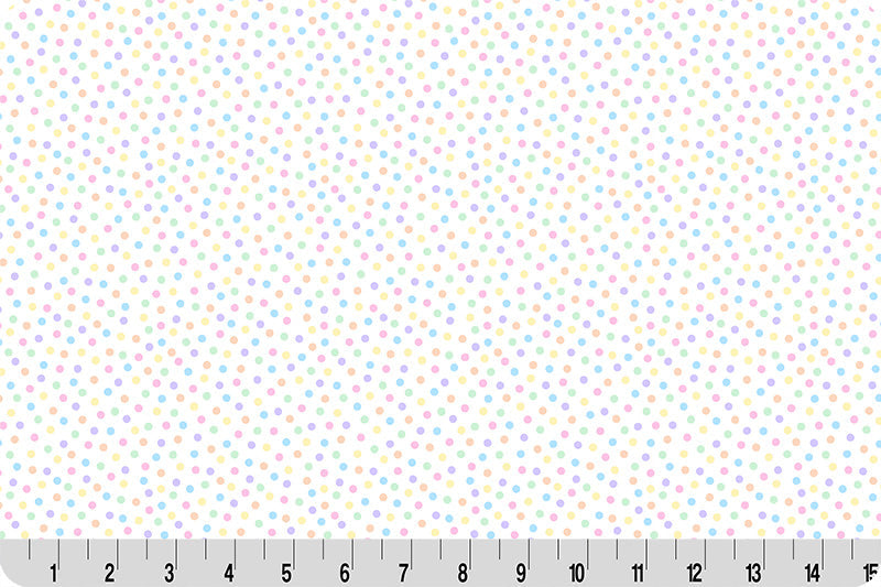Barely Basics Lots a Dots Quilting Cuddle Pastel Fabric Per Yard - Prismatic Fiber Arts