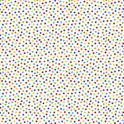 Barely Basics Lots a Dots Quilting Cuddle Rainbow Fabric Per Yard - Prismatic Fiber Arts