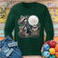 Racoon & Yarn Ball Long Sleeve T-shirt - Prismatic Fiber Arts