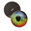 Rainbow Lizard Reptile Inspired Sew-On Button Glass Eyes - Prismatic Fiber Arts