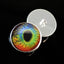 Rainbow Lizard Reptile Inspired Sew-On Button Glass Eyes - Prismatic Fiber Arts