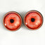 Red Albino Werewolf Sew-On Button Glass Eyes - Prismatic Fiber Arts