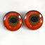 Red Bird Sew-On Button Glass Eyes - Prismatic Fiber Arts