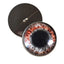 Red Black Fantasy Gothic Sew-On Button Glass Eyes - Prismatic Fiber Arts