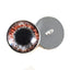 Red Black Fantasy Gothic Sew-On Button Glass Eyes - Prismatic Fiber Arts