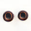 Red Cardinal Realistic Bird Inspired Sew-On Button Glass Eyes - Prismatic Fiber Arts