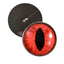 Red Cat Sew-On Button Glass Eyes - Prismatic Fiber Arts