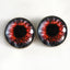 Red Demon Sew-On Button Glass Eyes - Prismatic Fiber Arts