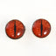 Red Dragon Sew-On Button Glass Eyes - Prismatic Fiber Arts