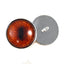 Redtail Red Fox Sew-On Button Glass Eyes - Prismatic Fiber Arts