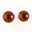 Redtail Red Fox Sew-On Button Glass Eyes - Prismatic Fiber Arts