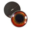 Red Parrot Sew-On Button Glass Eyes - Prismatic Fiber Arts