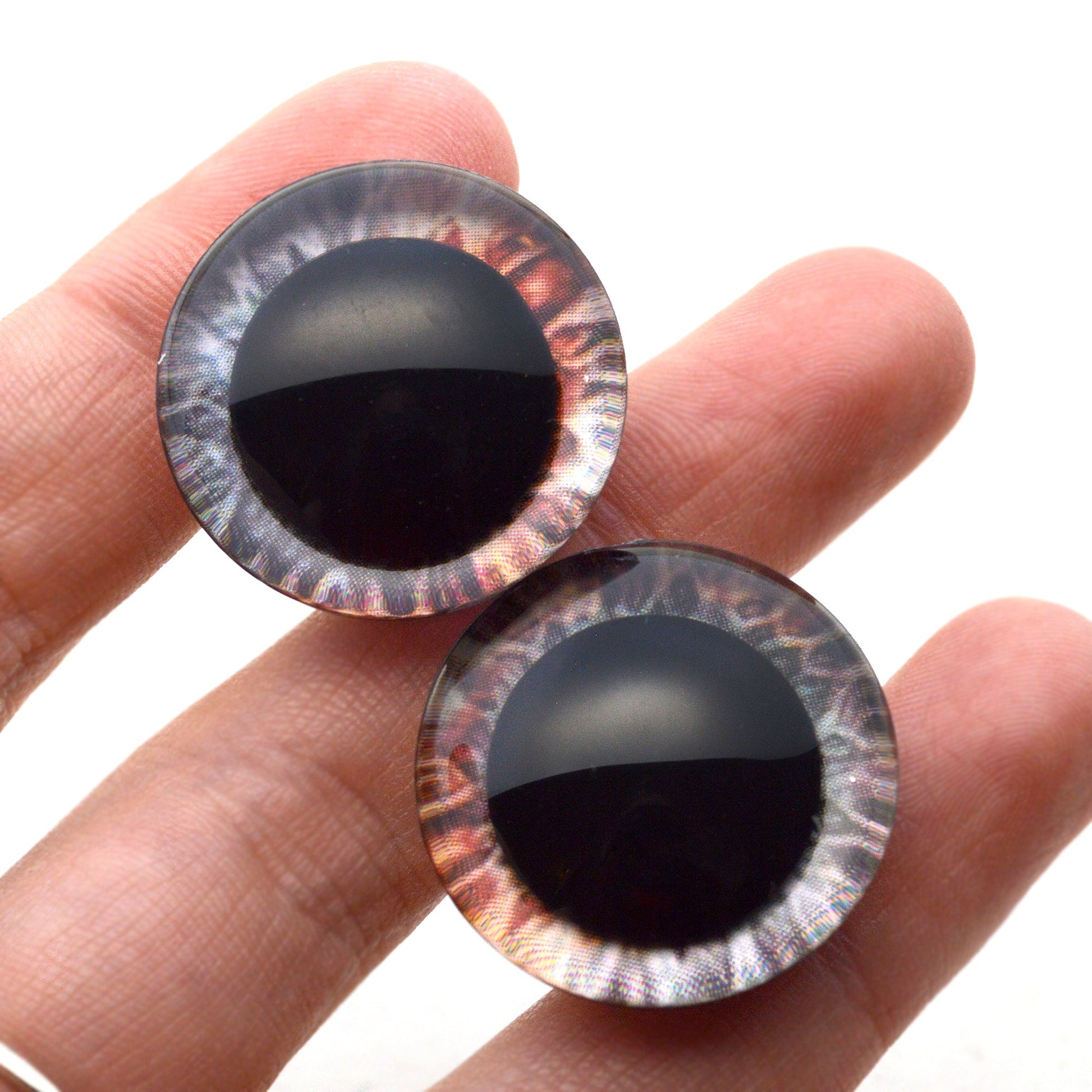Red Human Plastic Safety Eyes - Prismatic Fiber Arts