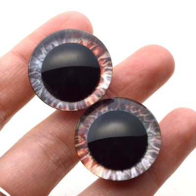 Red Human Plastic Safety Eyes - Prismatic Fiber Arts