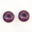 Red Viking Wolf Celtic Fenrir Sew-On Button Glass Eyes - Prismatic Fiber Arts