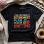 Retirement Plan T-shirt - Prismatic Fiber Arts
