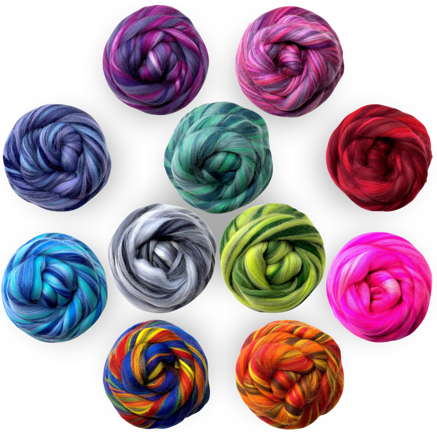 Luminoso Variety Pack | 11 Gorgeous Merino Colorways - Prismatic Fiber Arts