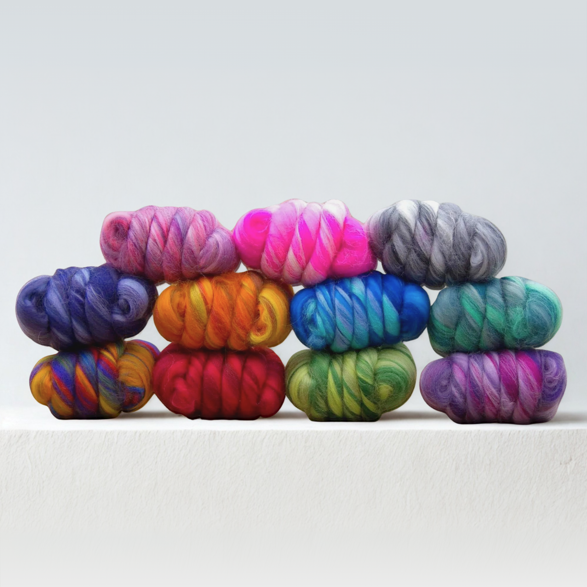 Luminoso Variety Pack | 11 Gorgeous Merino Colorways - Prismatic Fiber Arts