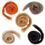 Autumn Harvest Carded Corriedale Wool Sliver Variety Pack - Prismatic Fiber Arts