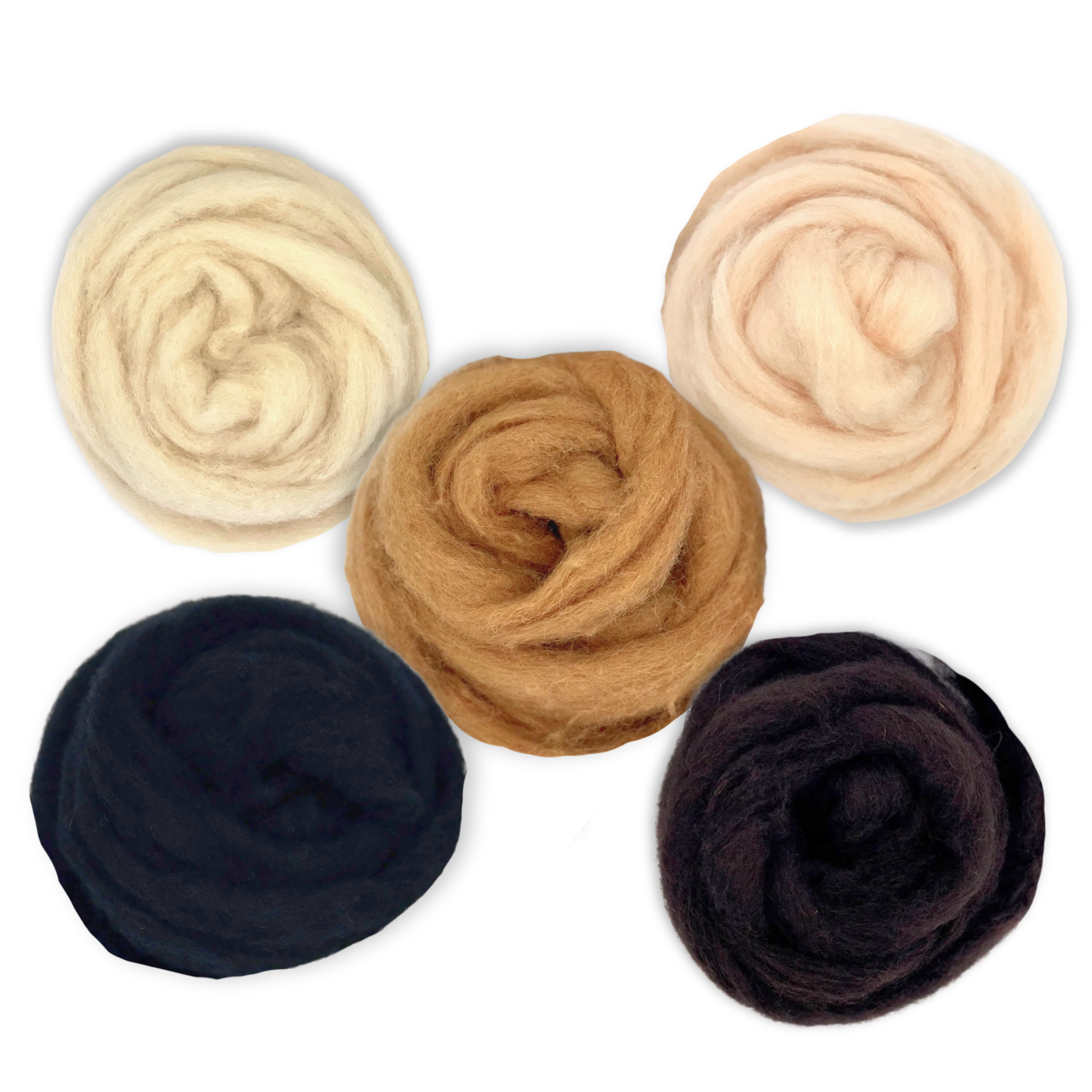 Animal Classics Carded Corriedale Wool Sliver Variety Pack - Prismatic Fiber Arts
