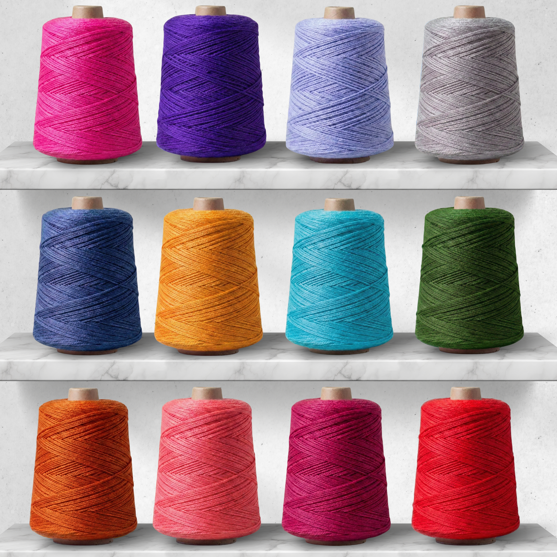 Revolution Fibers Heritage Yarn Worsted 1 lb Weaving Cones | 80% Superwash Merino Wool and 20% Nylon Blend - Prismatic Fiber Arts