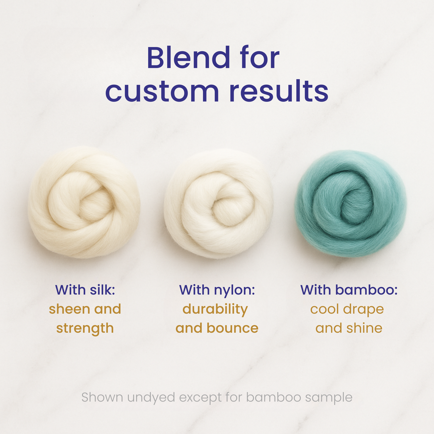 Superfine Merino Wool | 18.5 Micron Combed Top - Prismatic Fiber Arts