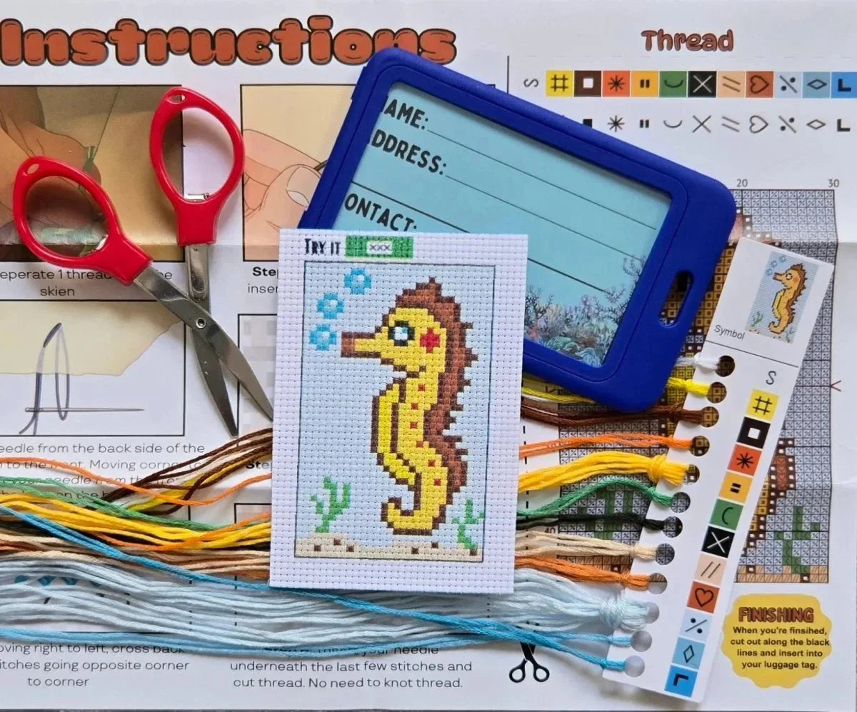Sawyer the Seahorse - Prismatic Fiber Arts