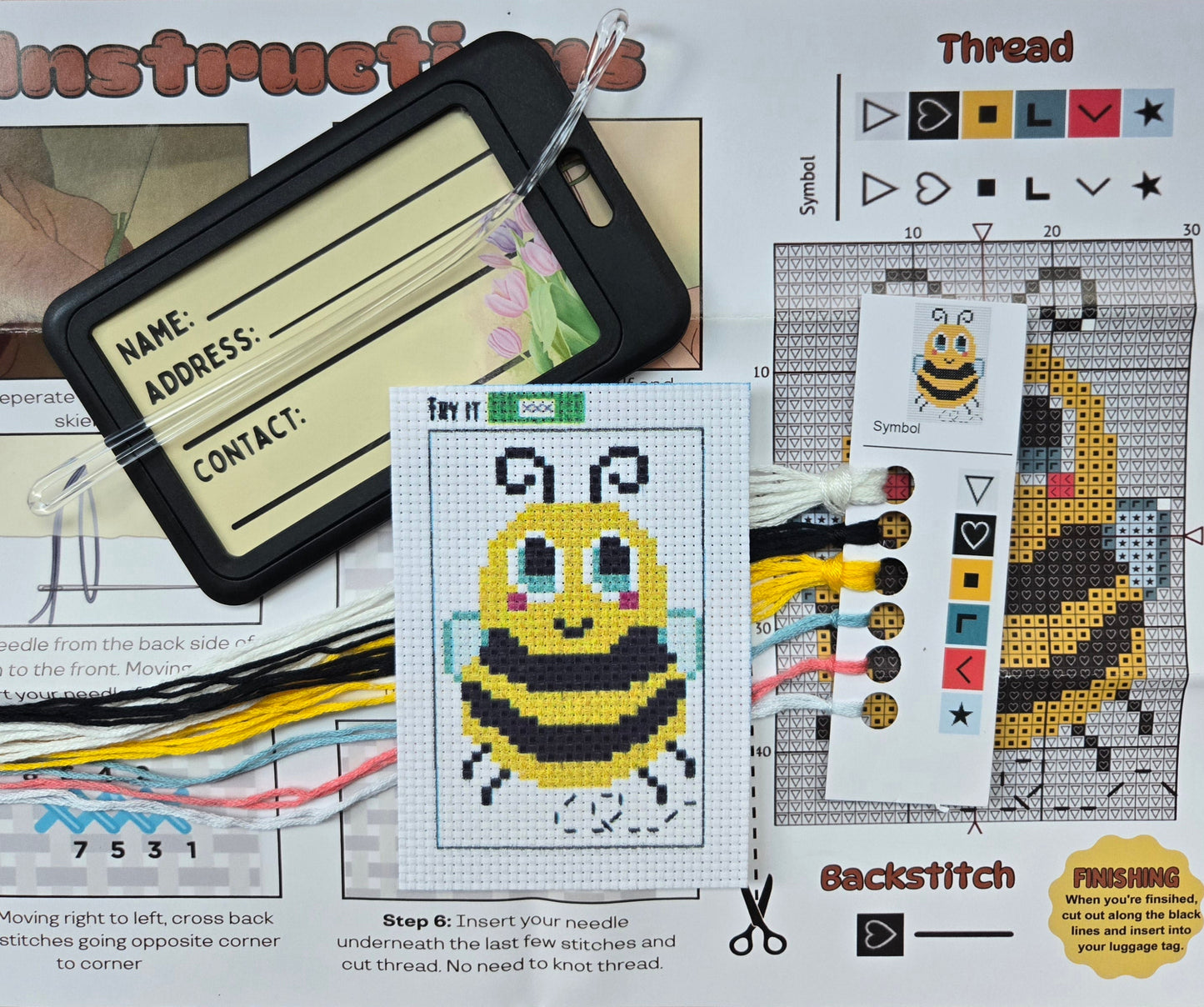 Bernard the Bumblebee - Prismatic Fiber Arts