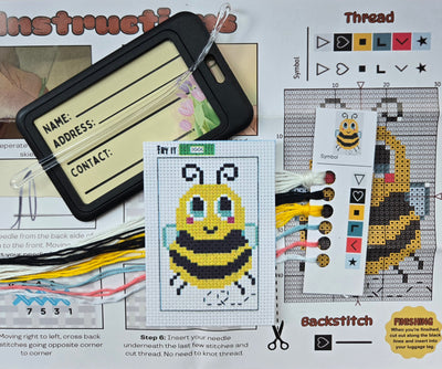 Bernard the Bumblebee - Prismatic Fiber Arts