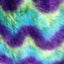 Waves Multicolor Faux Fur Fabric - Prismatic Fiber Arts
