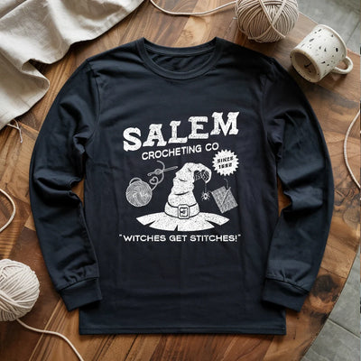 Salem Crocheting Long Sleeve T-shirt - Prismatic Fiber Arts