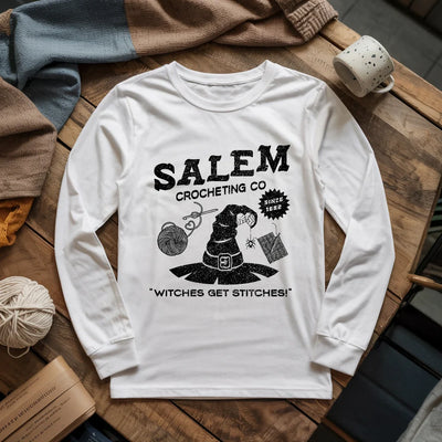 Salem Crocheting Long Sleeve T-shirt - Prismatic Fiber Arts